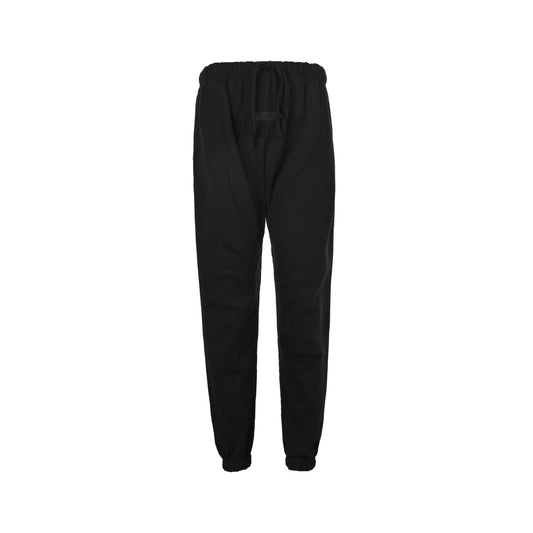 FEAR OF GOD ESSENTIALS FOG flocked letter velvet trousers