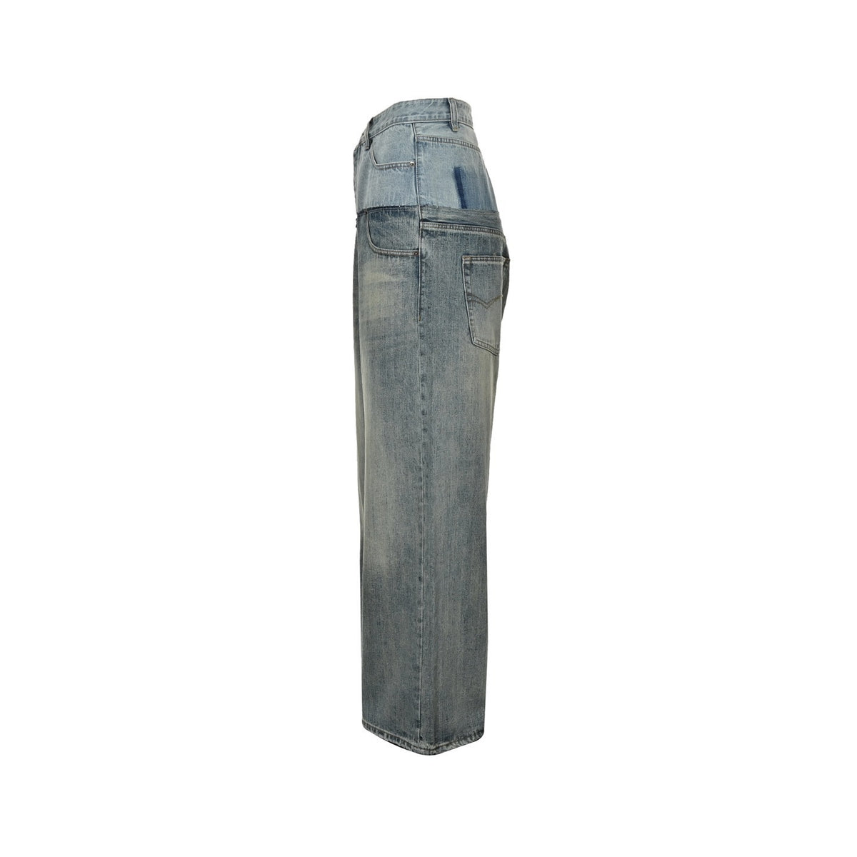 Balenciaga/Balanciaga 24Fw patchwork washed jeans