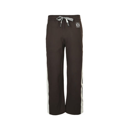 Loewe/Luo Yiwei color block webbing logo embroidered suit trousers