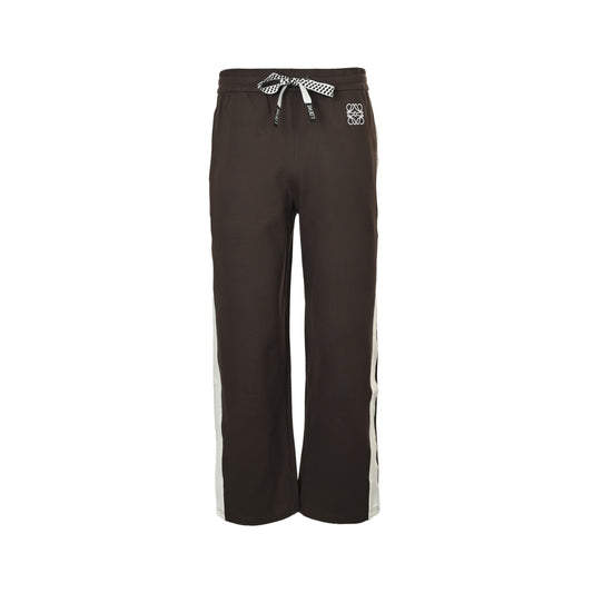 Loewe/Luo Yiwei color block webbing logo embroidered suit trousers