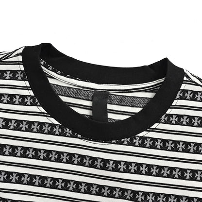 Chrome Hearts/Chrome Heart 25ss striped yarn-dyed short sleeves