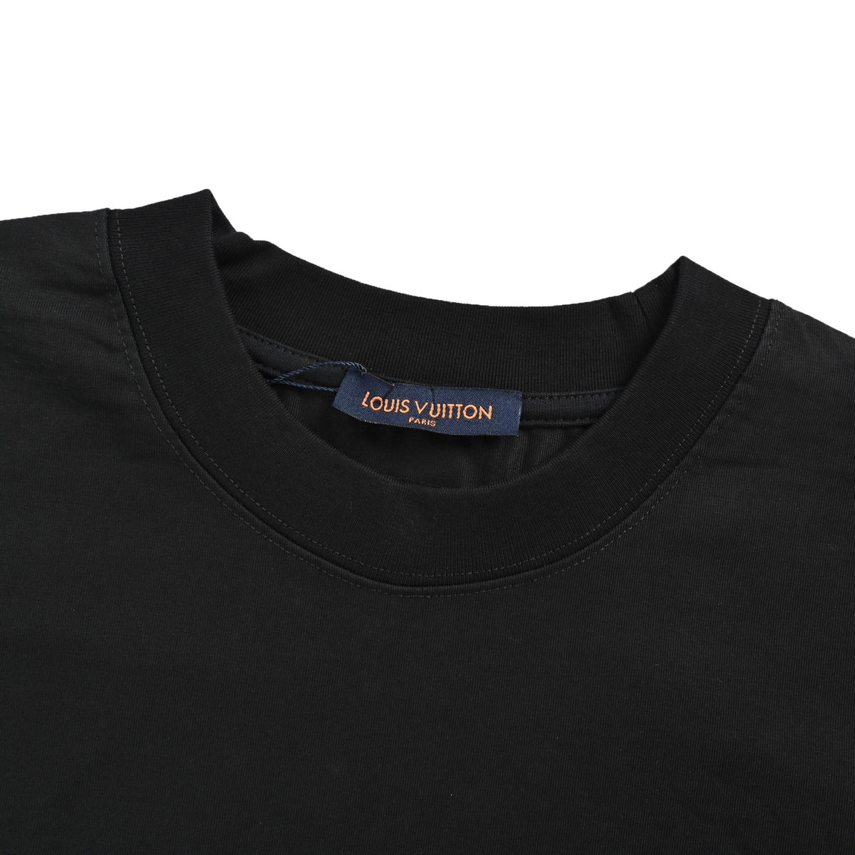 Louis Vuitton round neck short sleeves with sunflower embroidery on the back