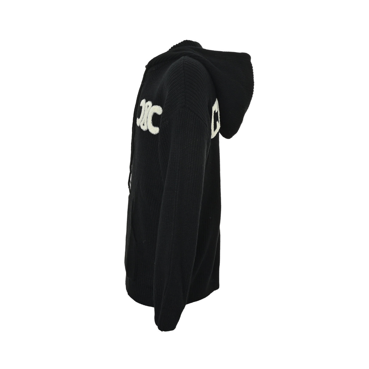 Celine Arc de Triomphe back letters towel embroidered hooded sweater