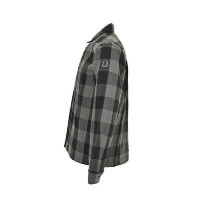 Moncler/Mask 25Fw Mercedes-Benz joint plaid shirt