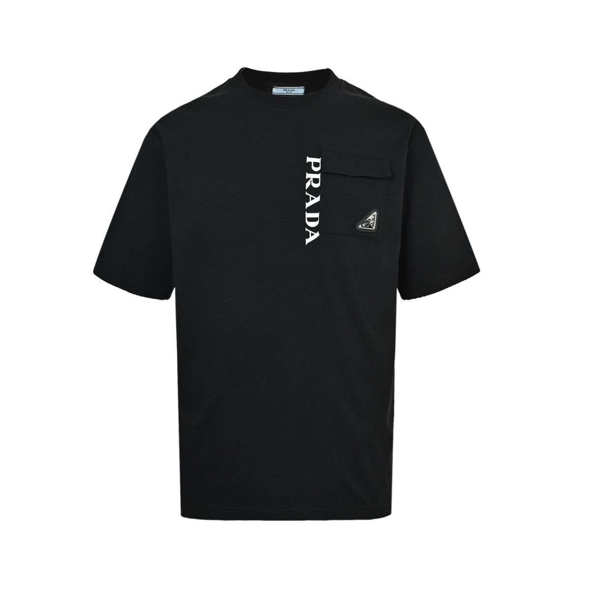 Prada letter print pocket triangle short sleeves
