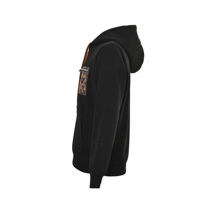 Prada 25Fw triangle logo zipper fake pocket hooded sweatshirt
