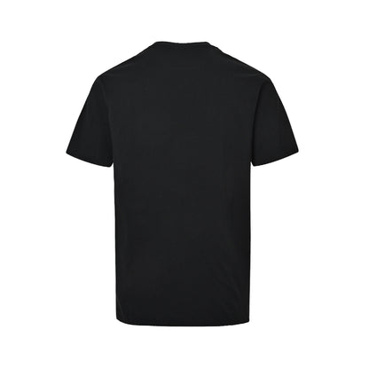 Fendi dark pattern beaded embroidered short sleeves