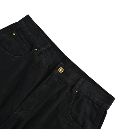 Louis Vuitton presbyopic embossed denim shorts