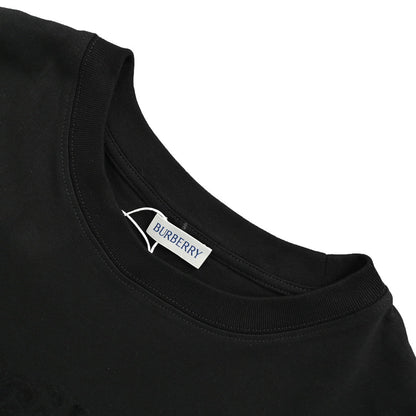 Burberry 24ss flocked war horse print short sleeves
