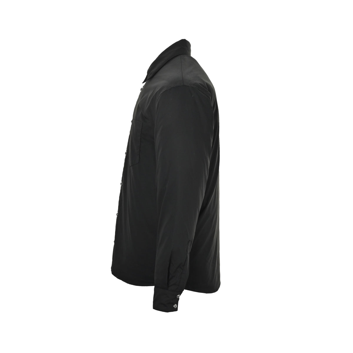 Chrome Hearts/Chrome Heart 25Fw Cross Button Solid Color Cotton Jacket
