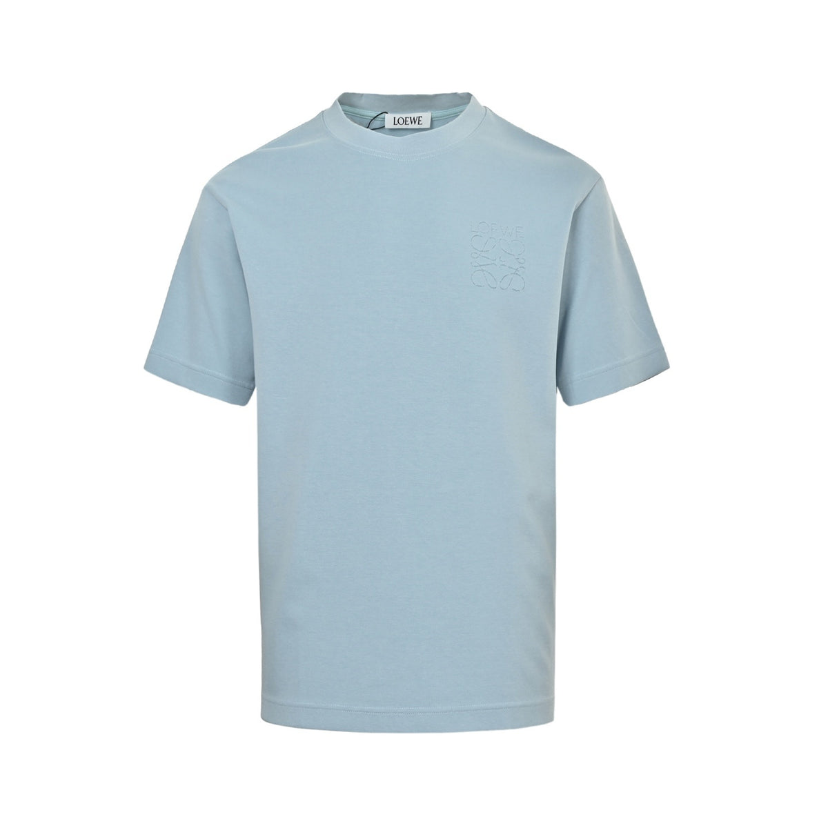 Loewe/Luo Yiwei burnt flower hollow logo short sleeves