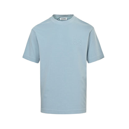 Loewe/Luo Yiwei burnt flower hollow logo short sleeves