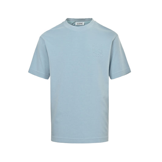 Loewe/Luo Yiwei burnt flower hollow logo short sleeves