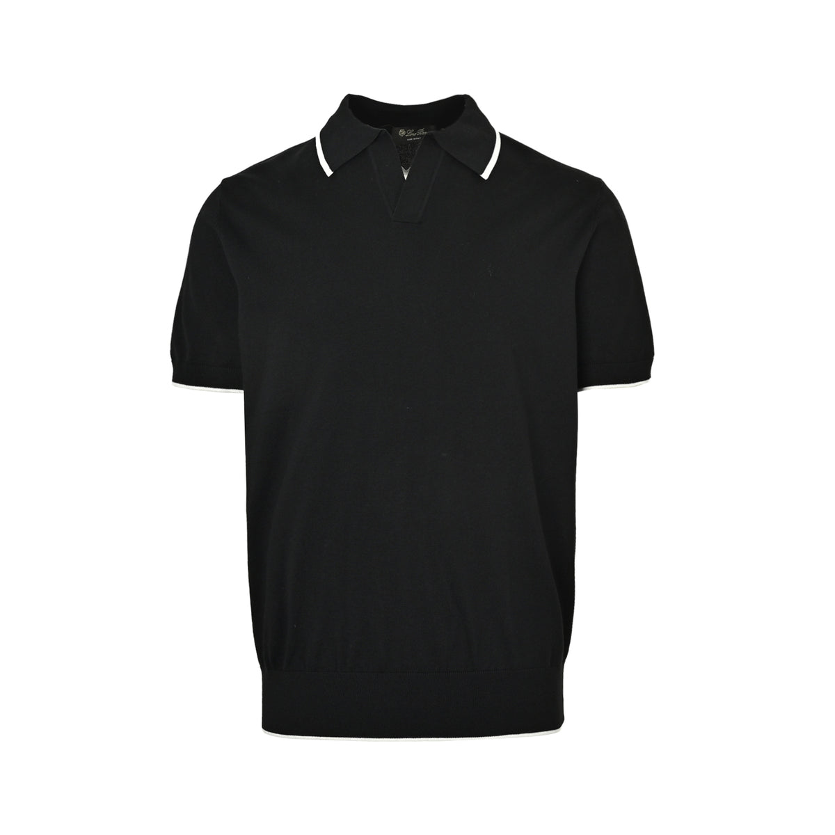 Loro Piana/LP Web V-neck Polo Short Sleeve