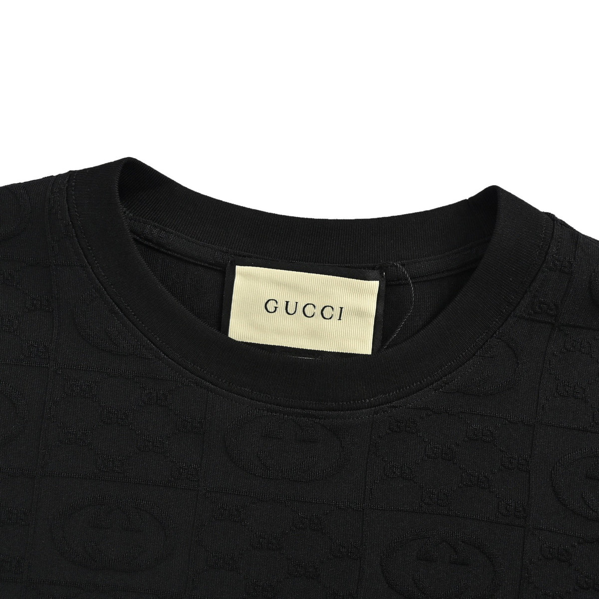 Gucci all-over GG presbyopia jacquard short sleeves