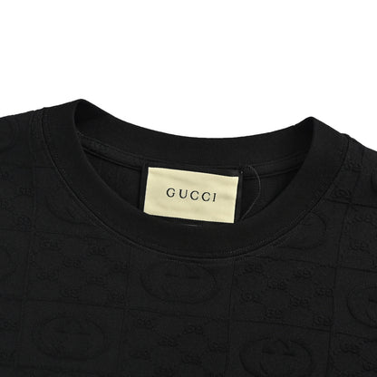 Gucci all-over GG presbyopia jacquard short sleeves