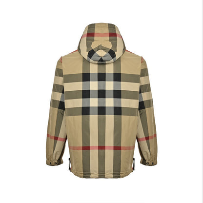 Burberry classic large plaid double-sided windbreaker jacket