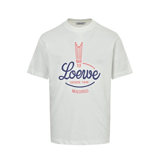 Loewe/Loewei crown print short sleeves