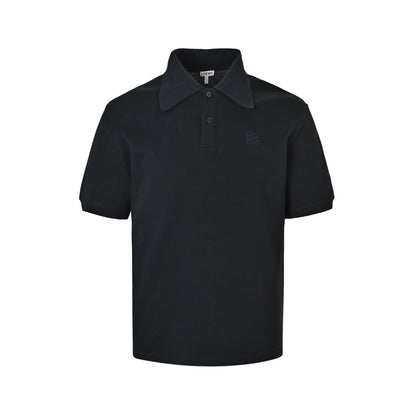 Loewe/Luo Yiwei embroidered logo Polo short sleeves
