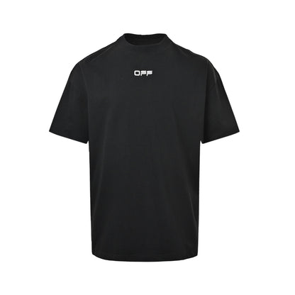 OFF WHITE airport tape arrow print short sleeves