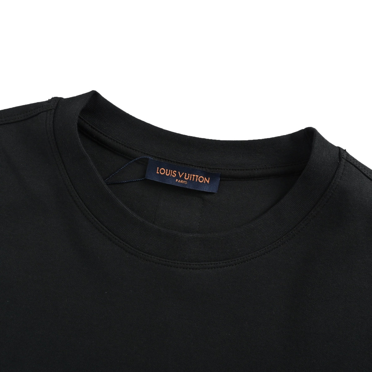 Louis Vuitton 25Fw brocade cloud embroidery long-sleeved T-shirt