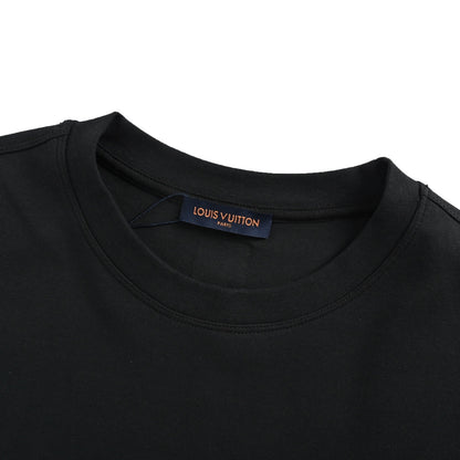 Louis Vuitton 25Fw brocade cloud embroidery long-sleeved T-shirt