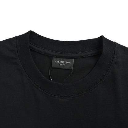 Balenciaga/Balanciaga Manchester United logo embroidered short sleeves