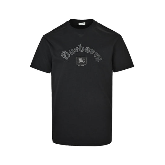 Burberry war horse logo letter embroidered short sleeves
