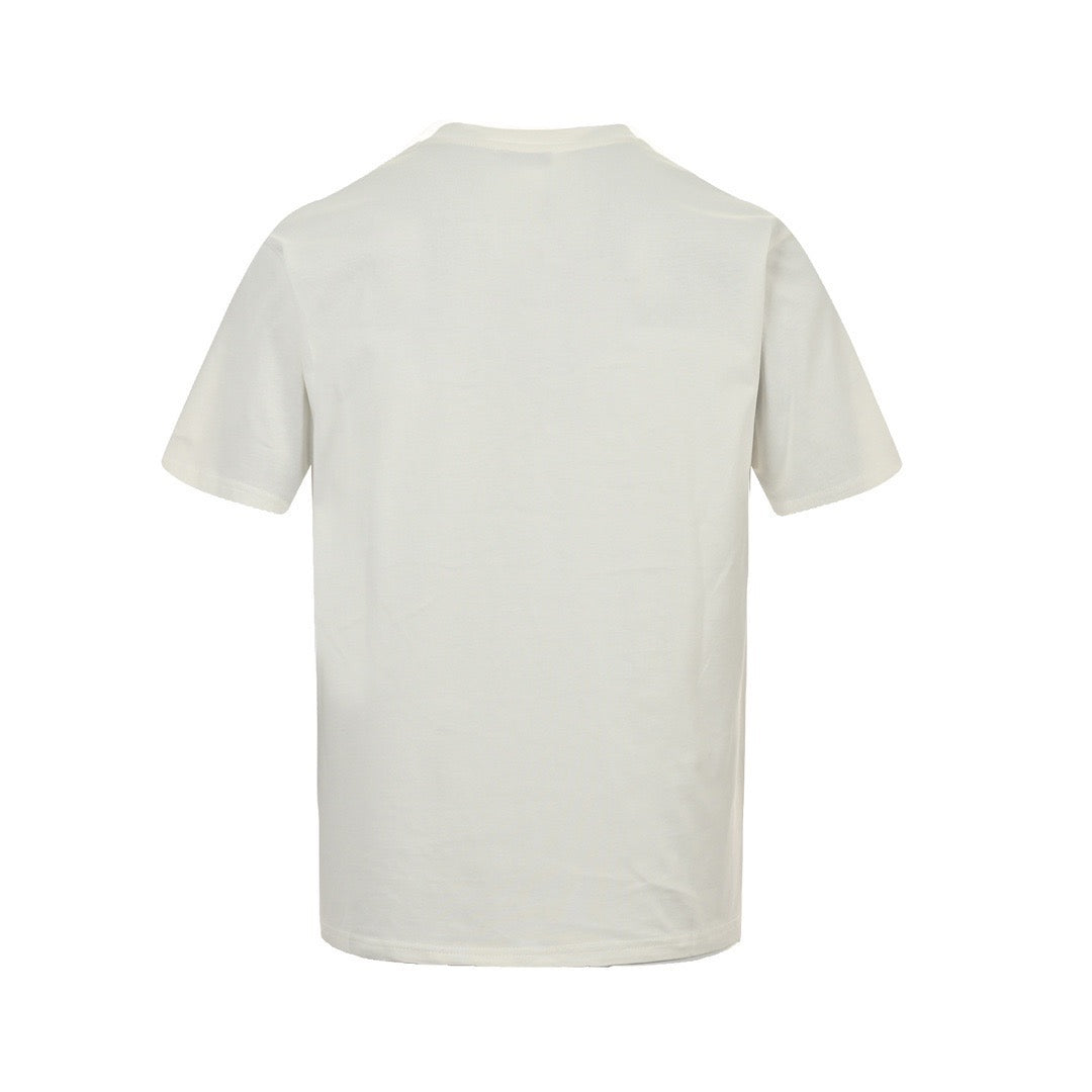 Dior 24ss patch embroidered letter short sleeves