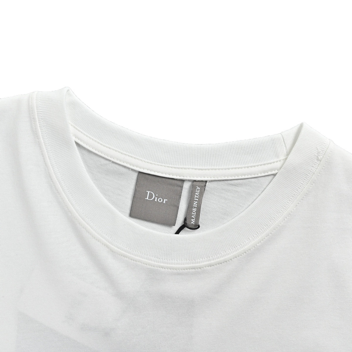 Dior small daisy embroidered round neck short sleeves