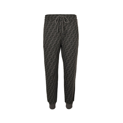 Fendi FF element all-over printed logo suit trousers