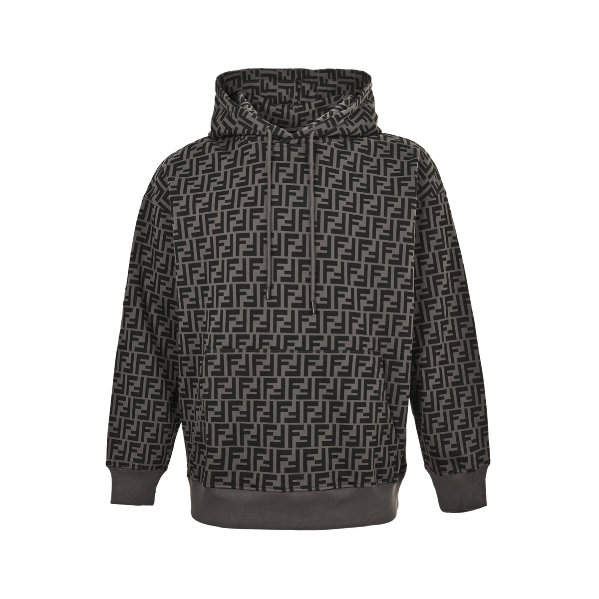 Fendi FF element full-print logo suit hooded sweatshirt
