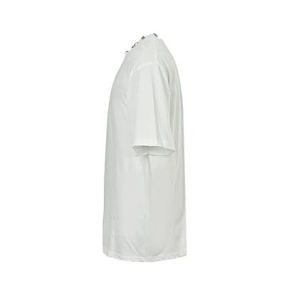 Balenciagag/Balanciaga rivet perforated short sleeves