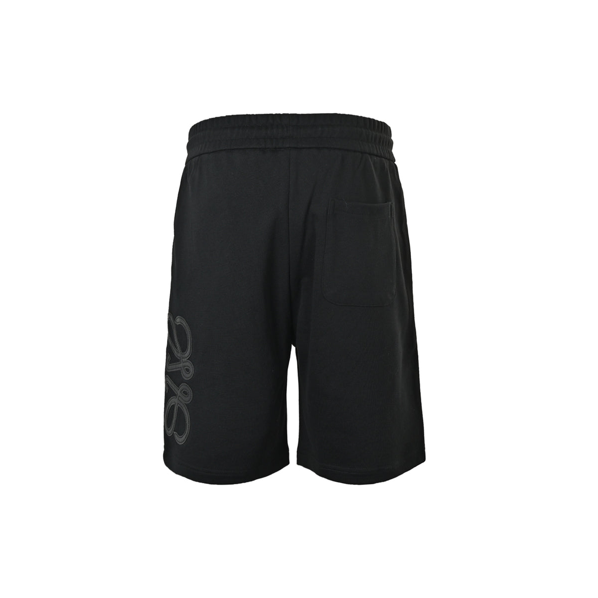 Loewe/Luo Yiwei dark pattern leather shorts