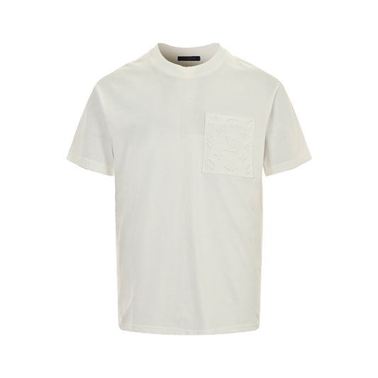 Louis Vuitton 24ss pocket presbyopic embossed short sleeves