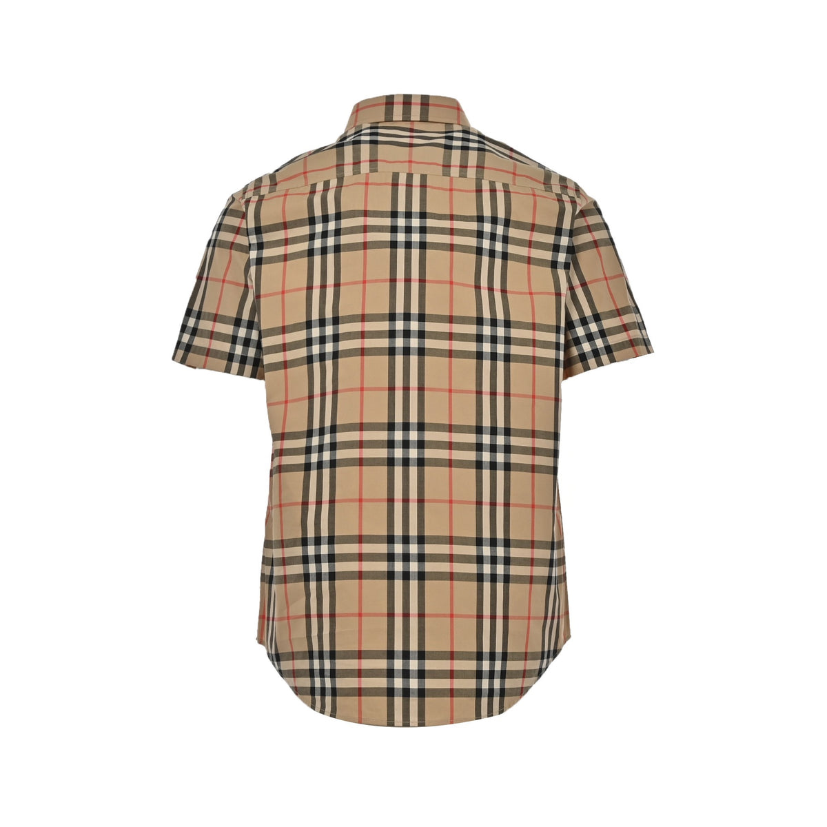Burberry classic plaid short-sleeved shirt