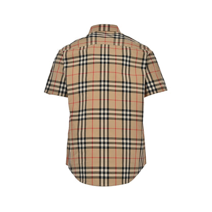 Burberry classic plaid short-sleeved shirt