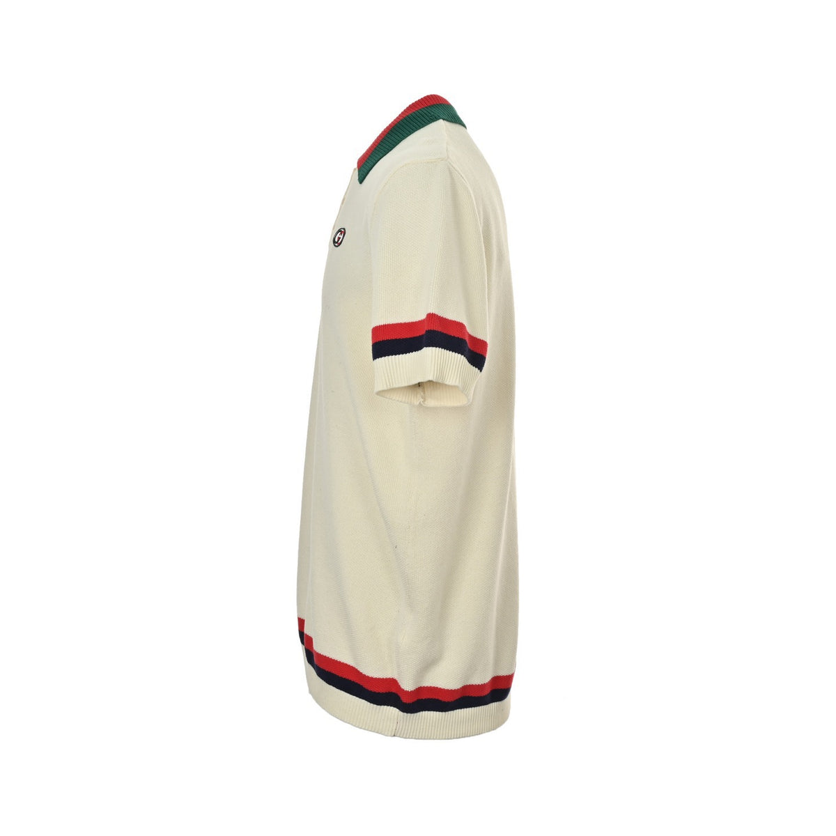 Gucci Double G embroidery stitching Polo knitted short sleeves on the chest