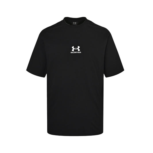 Balenciaga 24ss Under Armor joint embroidered logo short sleeves