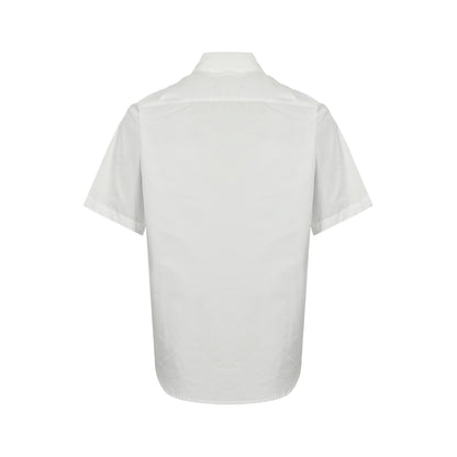 Gucci 24ss square frame G letter laminated short-sleeved shirt