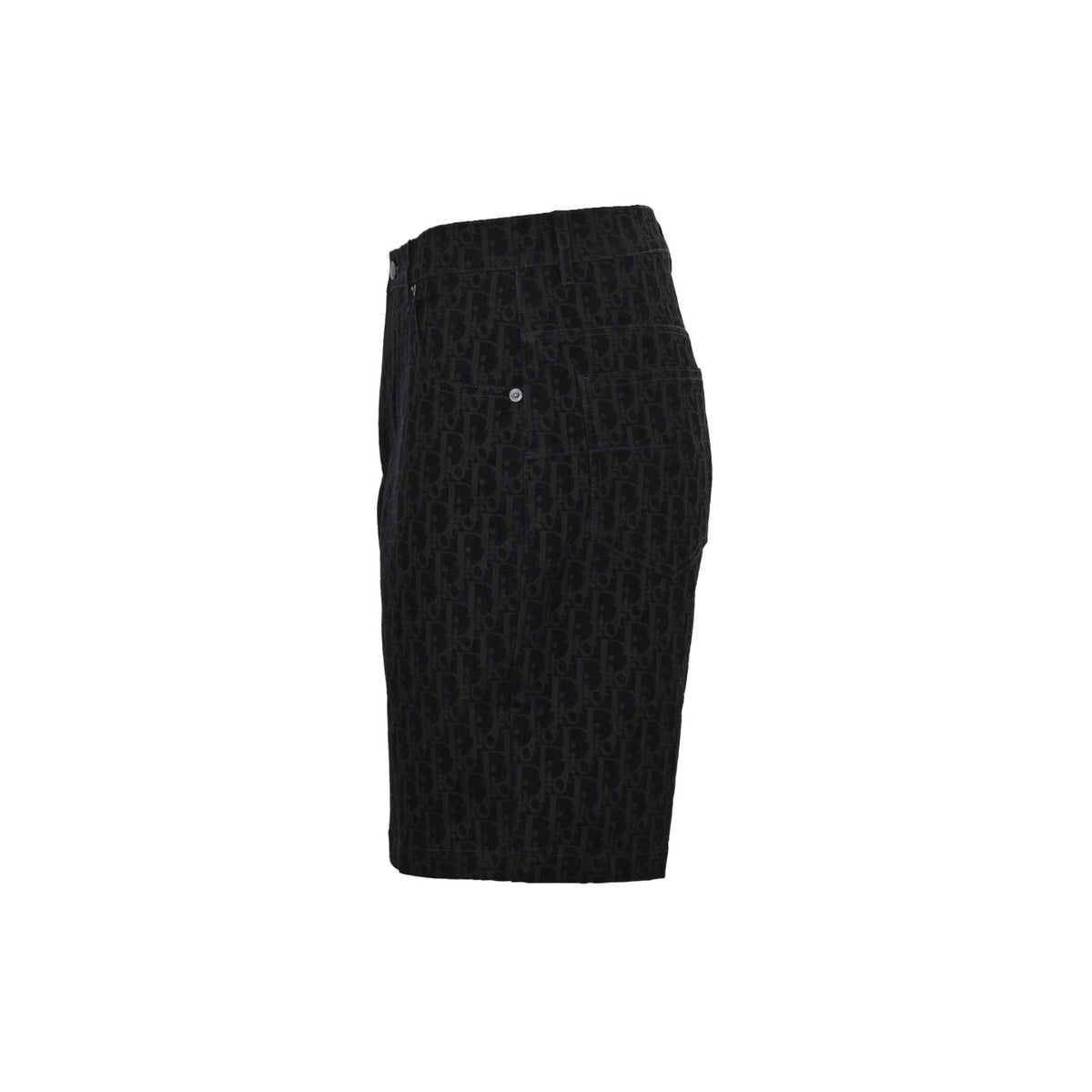 Dior 25ss Year of the Snake limited edition flocked presbyopia embroidered suit denim shorts