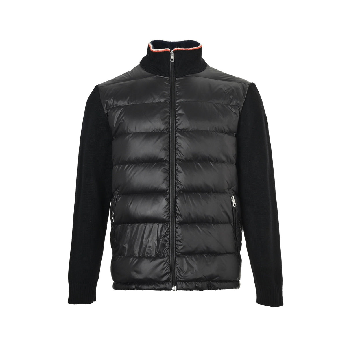 Moncler/Meng Mouth Quilted Wool Splicing Stand Collar Down Jacket