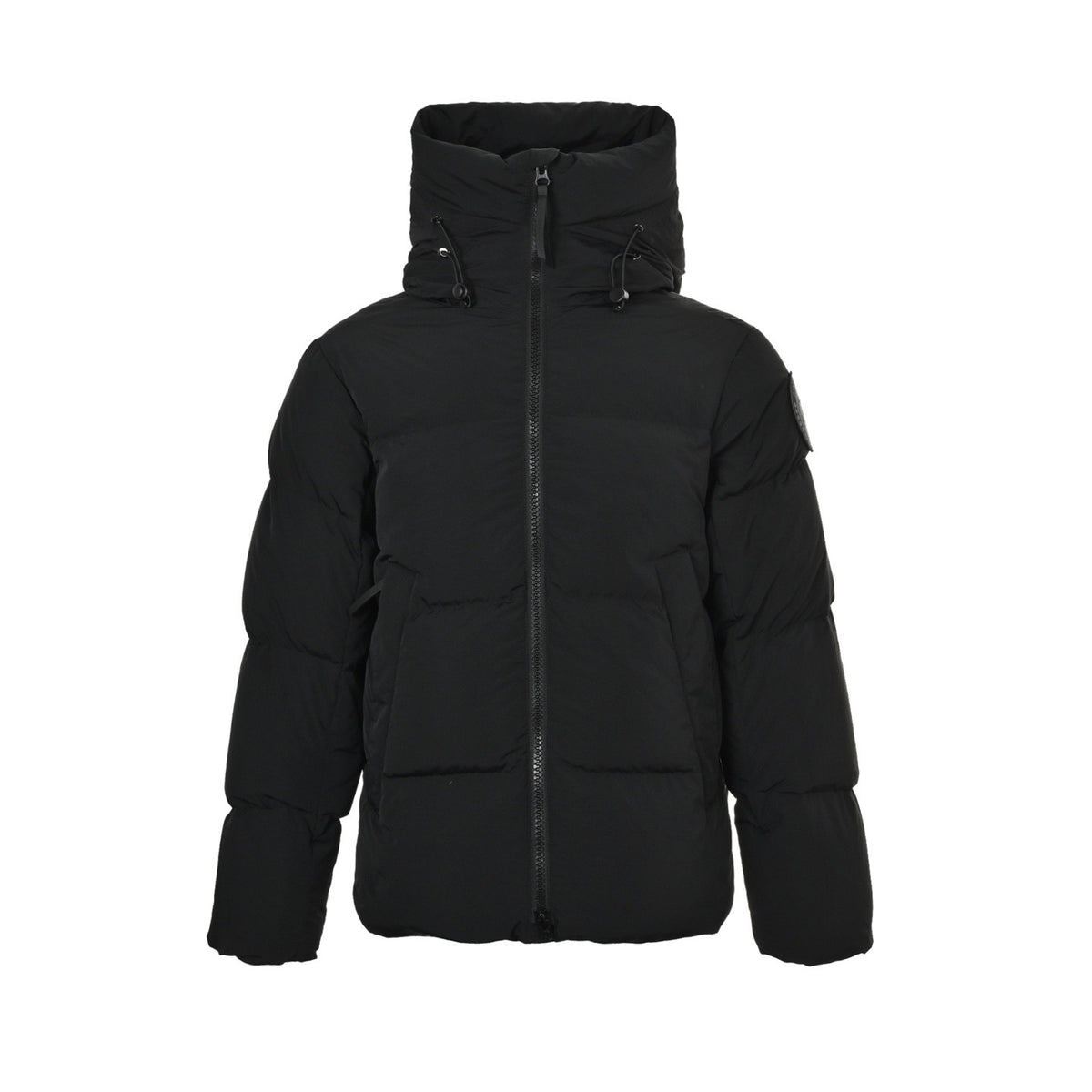 Canada Goose black label hooded down jacket