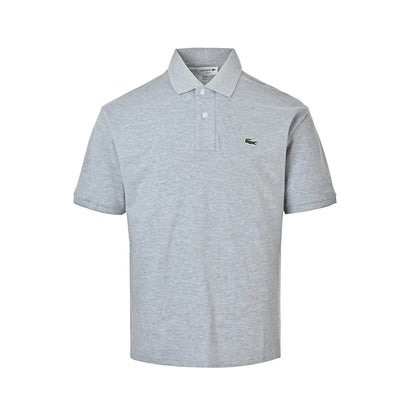 Lacoste 26ss classic crocodile embroidered Polo short sleeves
