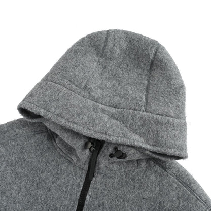 Canada Goose fleece sleeves black label emblem hooded jacket
