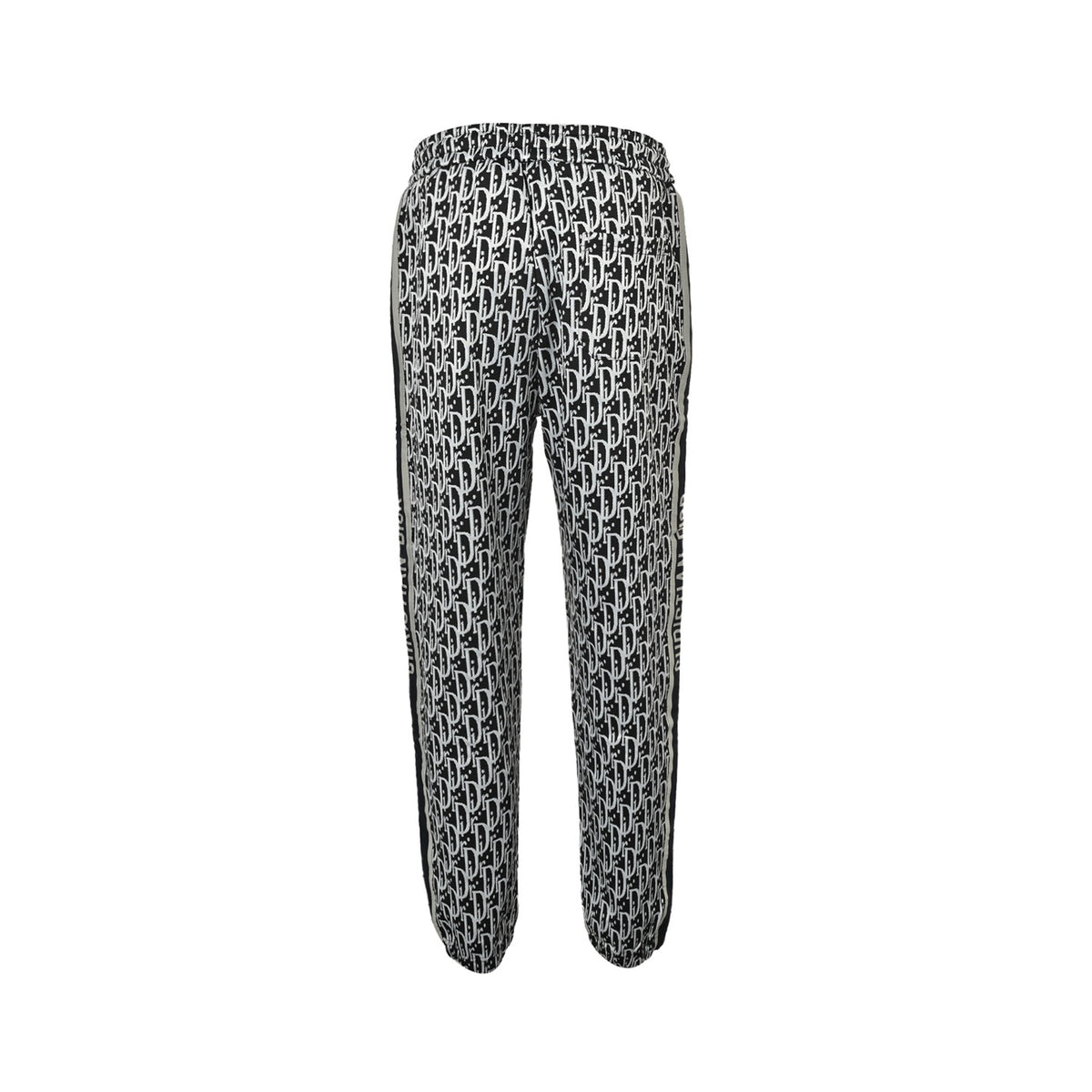 Dior all-over printed jacquard side webbing suit trousers