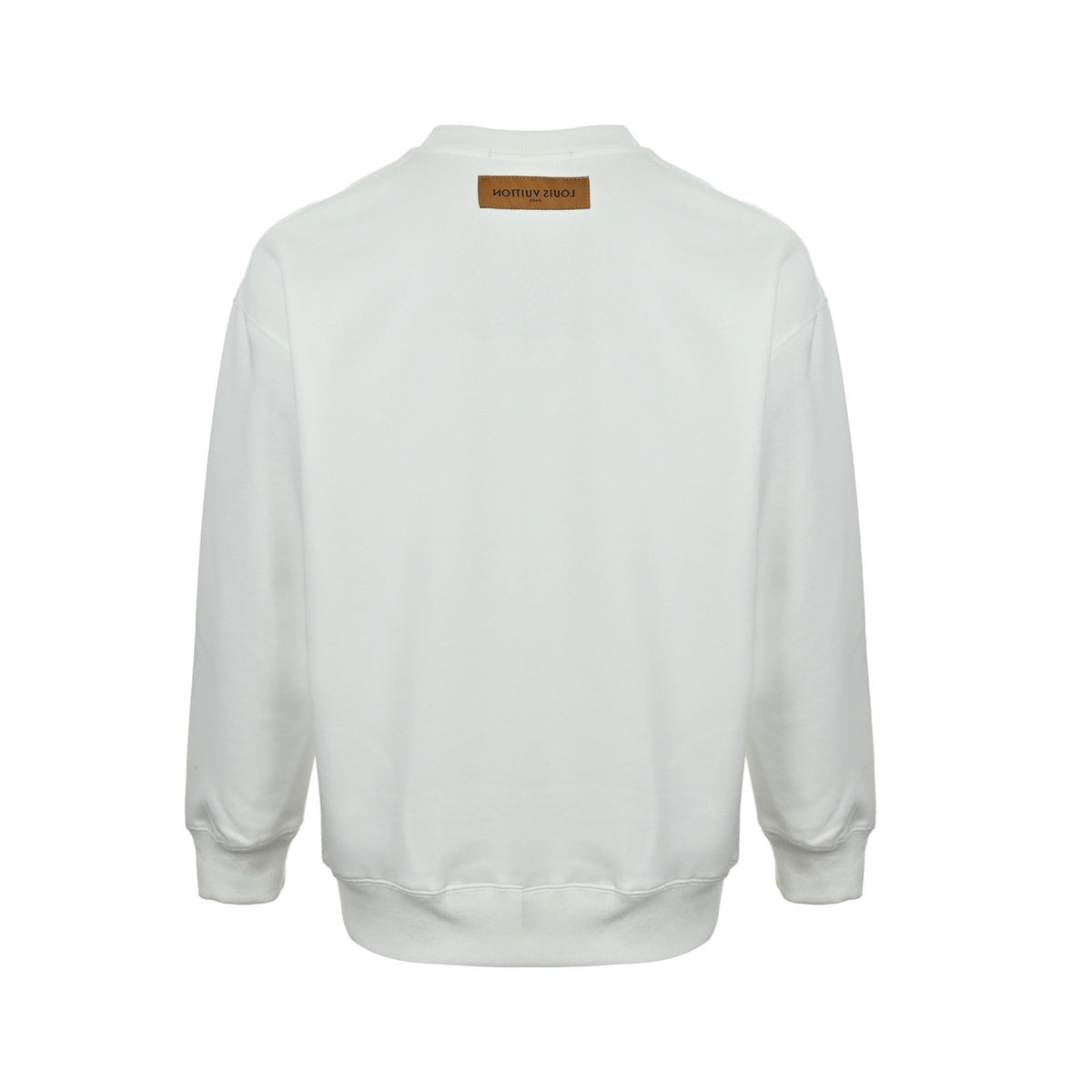 Louis Vuitton 25Fw hand-painted letter logo printed round neck sweatshirt