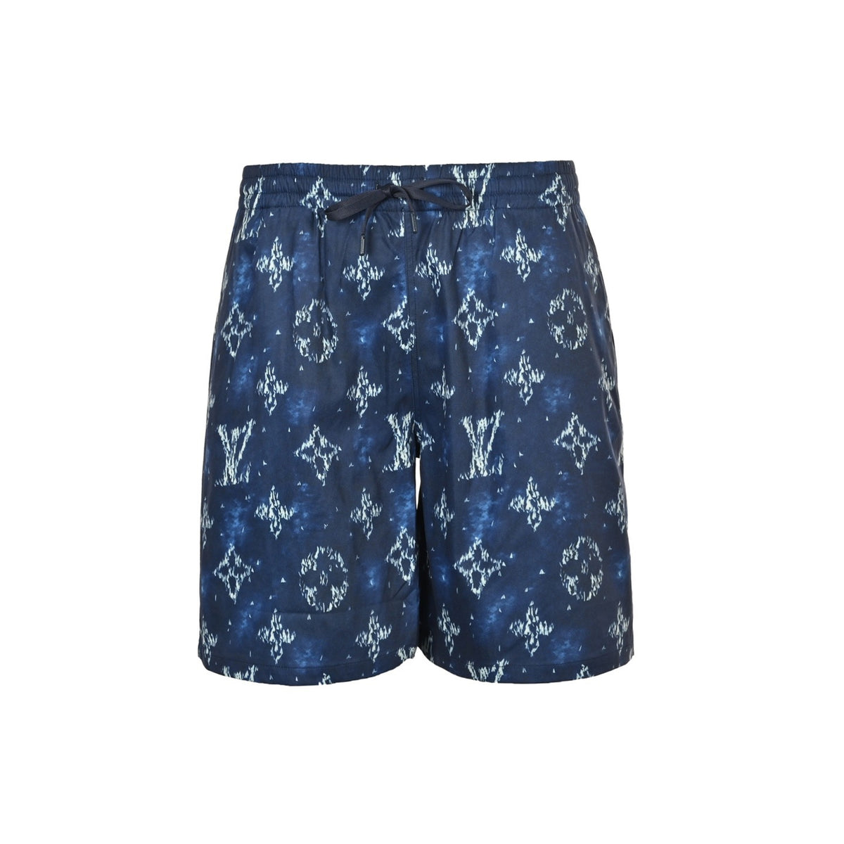 Louis Vuitton 25ss presbyopia all-over printed rendering suit shorts