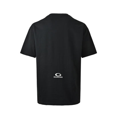 Balenciaga/Balanciaga ring letter print short sleeves