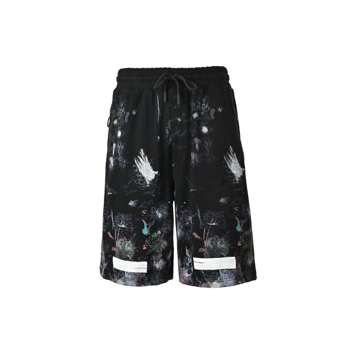 OFF WHITE starry sky fireworks splash shorts